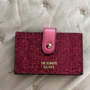 Victoria's Secret Glittery Pink Card Holder